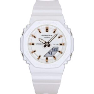 Casio G-Shock Analog Digital Bio-Based Resin Strap White Dial Quartz GMA-P2100M-7A 200M Women's Watch