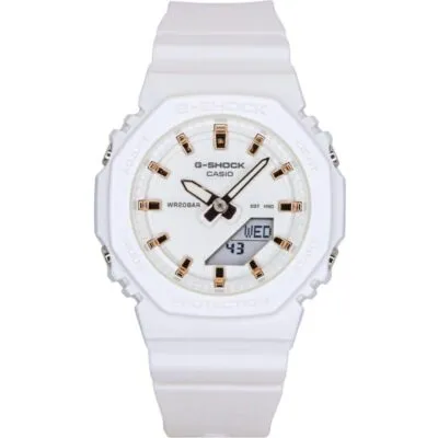 Casio G-Shock Analog Digital Bio-Based Resin Strap White Dial Quartz GMA-P2100M-7A 200M Women's Watch