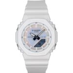 Casio G-Shock Analog Digital Resin Strap Polarized White Dial Quartz GMA-P2100PC-7A 200M Women's Watch