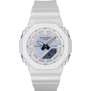 Casio G-Shock Analog Digital Resin Strap Polarized White Dial Quartz GMA-P2100PC-7A 200M Women's Watch