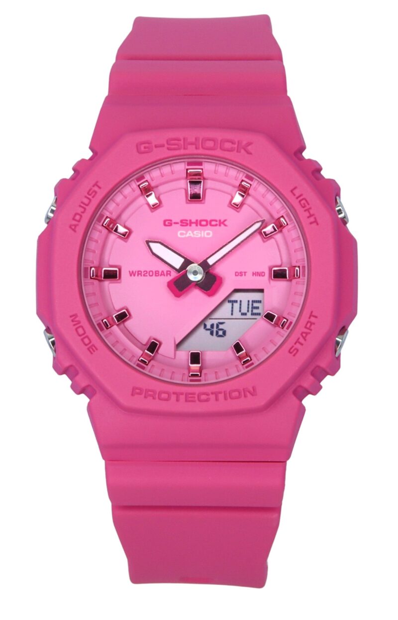 Casio G-Shock Analog Digital Bio-Based Resin Pink Dial Quartz GMA-P2100PP-4A 200M Women's Watch