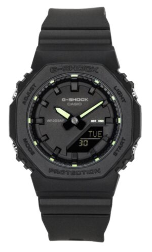 Casio G-Shock Analog Digital Bio-Based Resin Black Dial Quartz GMA-P2100SA-1A2 200M Women's Watch