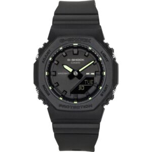 Casio G-Shock Analog Digital Bio-Based Resin Black Dial Quartz GMA-P2100SA-1A2 200M Women's Watch