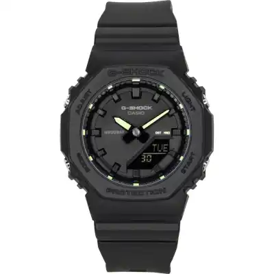 Casio G-Shock Analog Digital Bio-Based Resin Black Dial Quartz GMA-P2100SA-1A2 200M Women's Watch