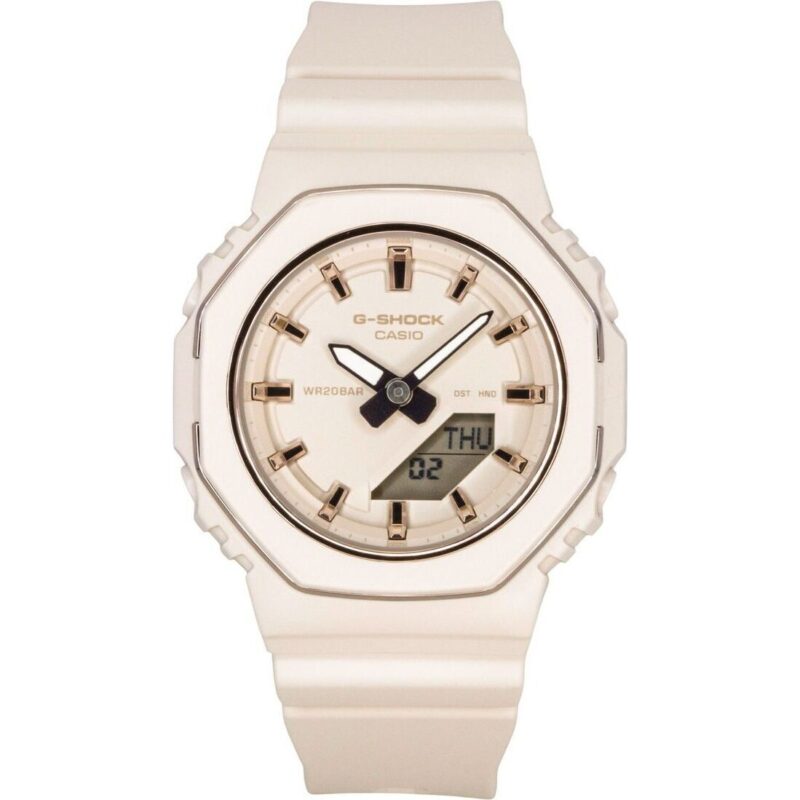 Casio G-Shock Analog Digital Bio-Based Resin Strap Beige Dial Quartz GMA-P2110-4A 200M Women's Watch