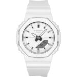 Casio G-Shock Analog Digital Bio-Based Resin Strap White Dial Quartz GMA-P2110-7A 200M Women's Watch