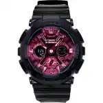 Casio G-Shock Analog Digital Resin Strap Burgundy Dial Quartz GMA-S120RB-1A 200M Women's Watch