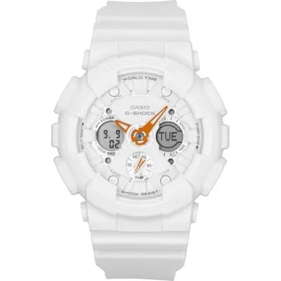 Casio G-Shock Analog Digital Bio-Based Resin White Dial Quartz GMA-S120SA-7A1 200M Women's Watch