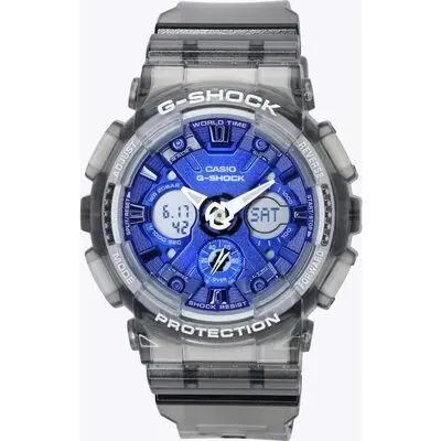 Casio G-Shock Translucent Gray Analog Digital Quartz GMA-S120TB-8A 200M Women's Watch