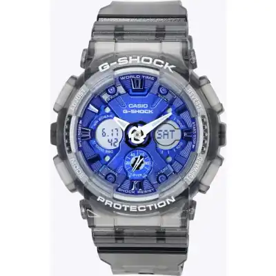 Casio G-Shock Translucent Gray Analog Digital Quartz GMA-S120TB-8A 200M Women's Watch