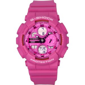 Casio G-Shock Analog Digital Bio-Based Resin Pink Dial Quartz GMA-S140PP-4A 200M Women's Watch