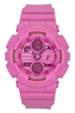 Casio G-Shock Pink Ribbon Bio-Based Resin Strap Analog Digital Pink Dial Quartz GMA-S145PK-4A 200M Women's Watch