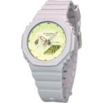 Casio G-Shock Nature's Colour Series Analog Digital Yellow Dial Quartz GMA-S2100NC-4A 200M Women's Watch
