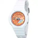 Casio G-Shock Analog Digital Seasonal Collection 2023 Orange Dial Quartz GMA-S2100WS-7A 200M Women's Watch