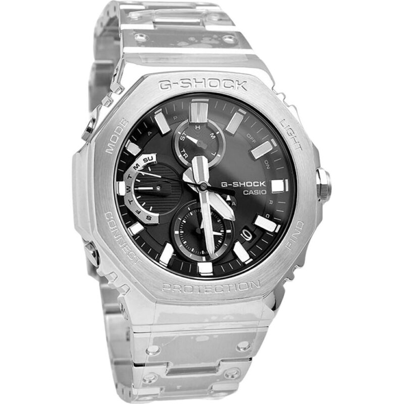 Casio G-Shock Full Metal Analog Chronograph Smartphone Link Black Dial Tough Solar GMC-B2100D-1A 200M Men's Watch Casio G-Shock Full Metal Analog Chronograph Smartphone Link Black Dial Tough Solar GMC-B2100D-1A 200M Men's Watch