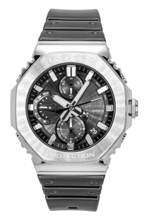 Casio G-Shock Full Metal Smartphone Link Silicone Strap Analog Black Dial Solar GMC-B2100Y-1A 200M Men's Watch