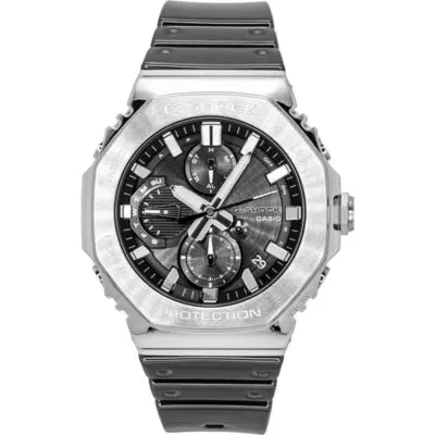 Casio G-Shock Full Metal Smartphone Link Silicone Strap Analog Black Dial Solar GMC-B2100Y-1A 200M Men's Watch