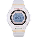 Casio G-shock G-squad Digital Smartphone Link Pale Pink Bio-based Resin Quartz Gmd-b300-4 200m Women's Watch