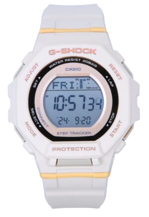 Casio G-Shock G-Squad Digital Smartphone Link Pale Pink Bio-Based Resin Quartz GMD-B300-4 200M Women's Watch