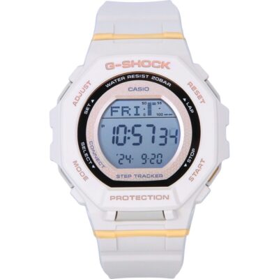 Casio G-shock G-squad Digital Smartphone Link Pale Pink Bio-based Resin Quartz Gmd-b300-4 200m Women's Watch