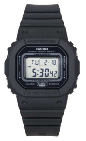 Casio G-Shock Digital Black Resin Strap Black Dial Quartz GMD-S5600BA-1 200M Women's Watch