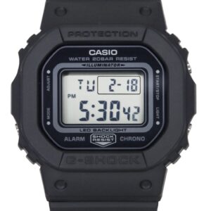 Casio G-Shock Digital Black Resin Strap Black Dial Quartz GMD-S5600BA-1 200M Women's Watch
