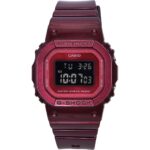 Casio G-Shock Digital Resin Strap Quartz GMD-S5600RB-4 200M Women's Watch