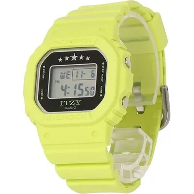 Casio G-Shock ITZY Collaboration Digital Green Bio-Based Resin Strap Quartz GMD-S5610IT-3 200M Women's Watch