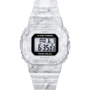 Casio G-Shock Digital White Bio-Based Resin Strap Tough Solar GMS-S5600RT-7 200M Women's Watch