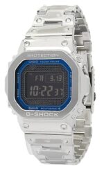 Casio G-Shock Full Metal Digital Smartphone Link Stainless Steel Tough Solar GMW-B5000D-2 200M Men's Watch