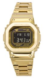 Casio G-Shock Full Metal Digital Smartphone Link Stainless Steel Solar GMW-B5000GD-9 200M Men's Watch