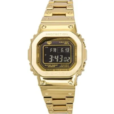 Casio G-Shock Full Metal Digital Smartphone Link Stainless Steel Solar GMW-B5000GD-9 200M Men's Watch