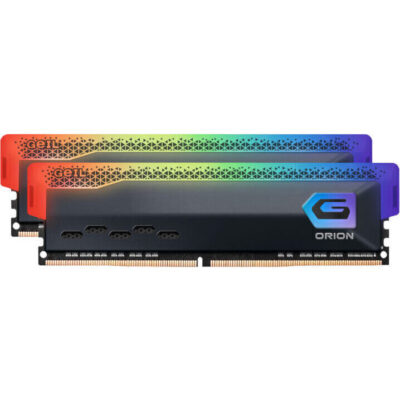 Geil Orion RGB 16GB KIT(2X8GB) 3600MHz DDR4 Desktop Gaming Memory - Grey