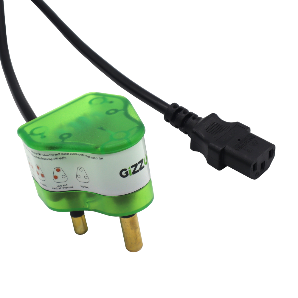 Gizzu Surge Protector 16A Kettle Plug Cable 1.5M 1 Gizzu Surge Protector 16A Kettle Plug Cable 1.5M