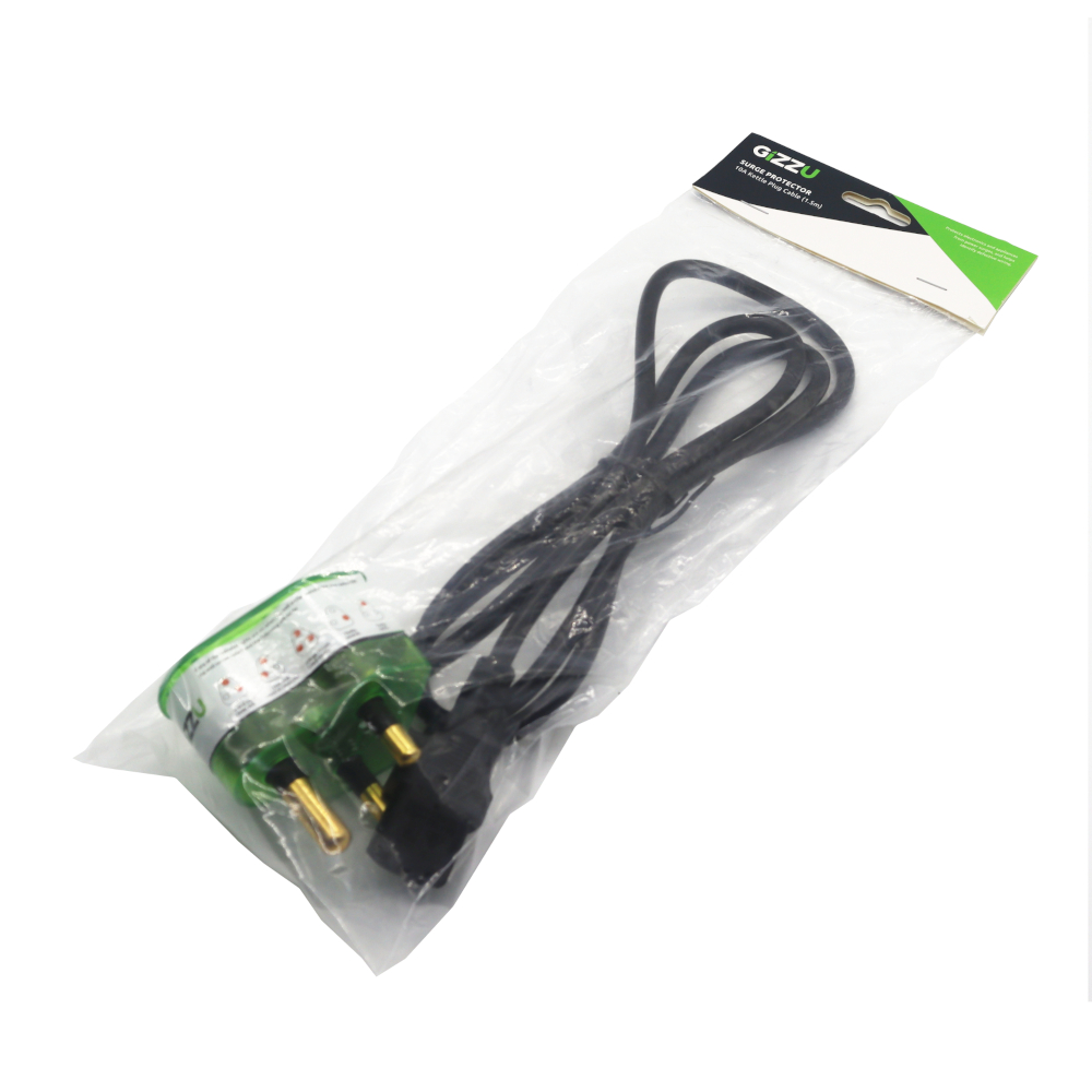 Gizzu Surge Protector 10A Kettle Plug Cable 1.5M 6 Gizzu Surge Protector 10A Kettle Plug Cable 1.5M - Image 6