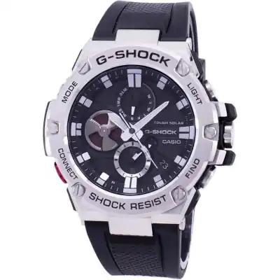 Casio G-shock G-steel Tough Solar Analog Gst-b100-1a Gstb100-1a Men's Watch