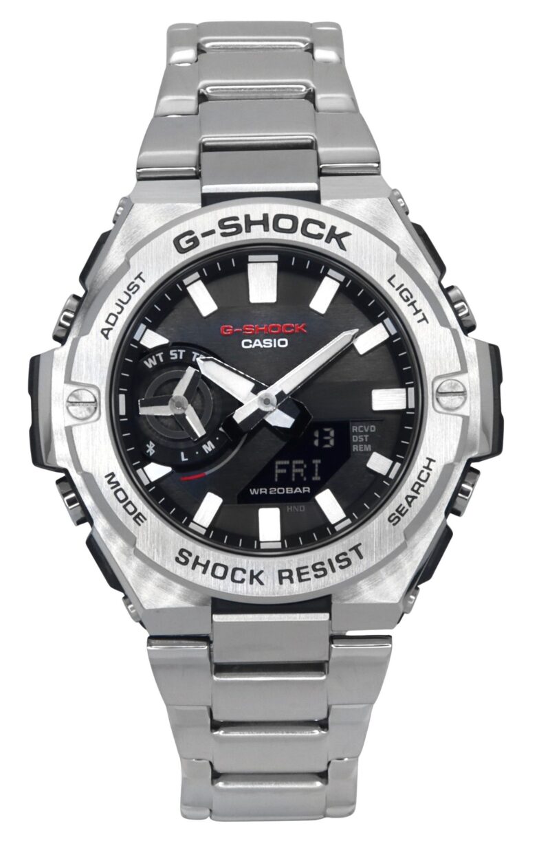 Casio G-Shock G-Steel Analog Digital Smartphone Link Black Dial Solar GST-B500D-1A 200M Men's Watch