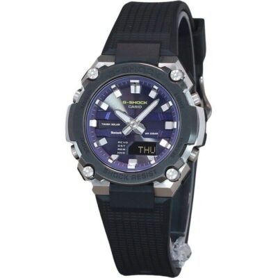 Casio G-shock G-steel Analog Digital Smartphone Link Bluetooth Blue Dial Solar Gst-b600a-1a6 200m Men's Watch
