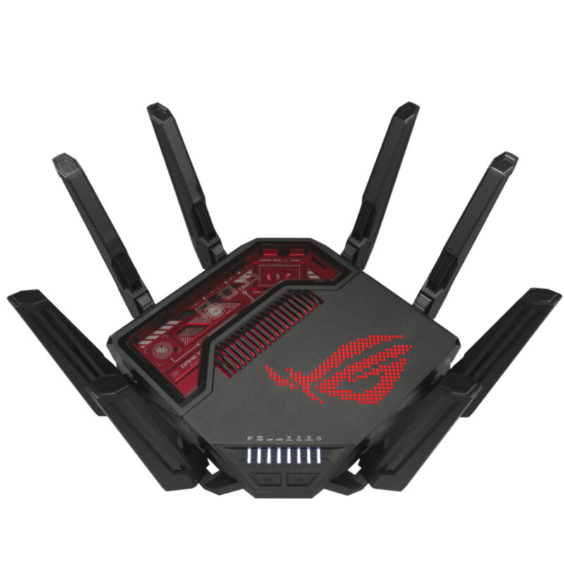 ASUS ROG Rapture BE19000 Wi-Fi 7 Tri-Band Gaming Router with Dual 10G Ports