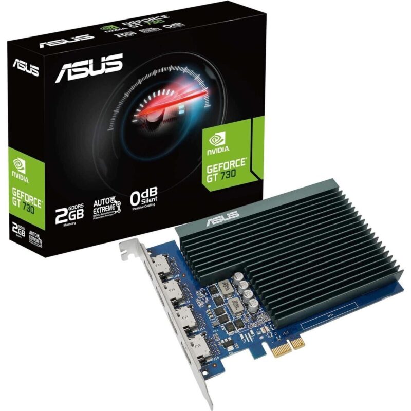 GT730-4H-SL-2GD5-WR-01 Asus GT730 2GB GDDR5 Graphics Card with 4 HDMI Ports