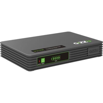 Gizzu SURF Simple 18W 55Wh LiFePO4 MINI DC UPS - Black