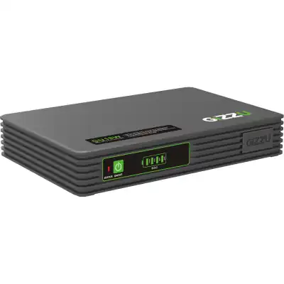 Gizzu SURF Simple 18W 55Wh LiFePO4 MINI DC UPS - Black