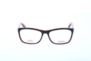 Guess Eyewear Unisex Eyeglasses (GU2510-F SHINY DARK BROWN)