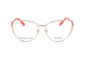 Guess Eyewear Unisex Eyeglasses (GU2904 PINK GOLD)
