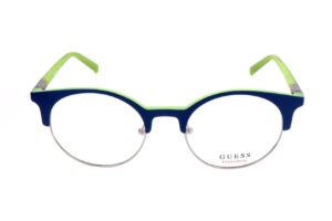 Guess Eyewear Unisex Eyeglasses (GU3025 MATTE BLUE)