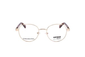 Guess Eyewear Unisex Eyeglasses (GU8247 PINK GOLD)