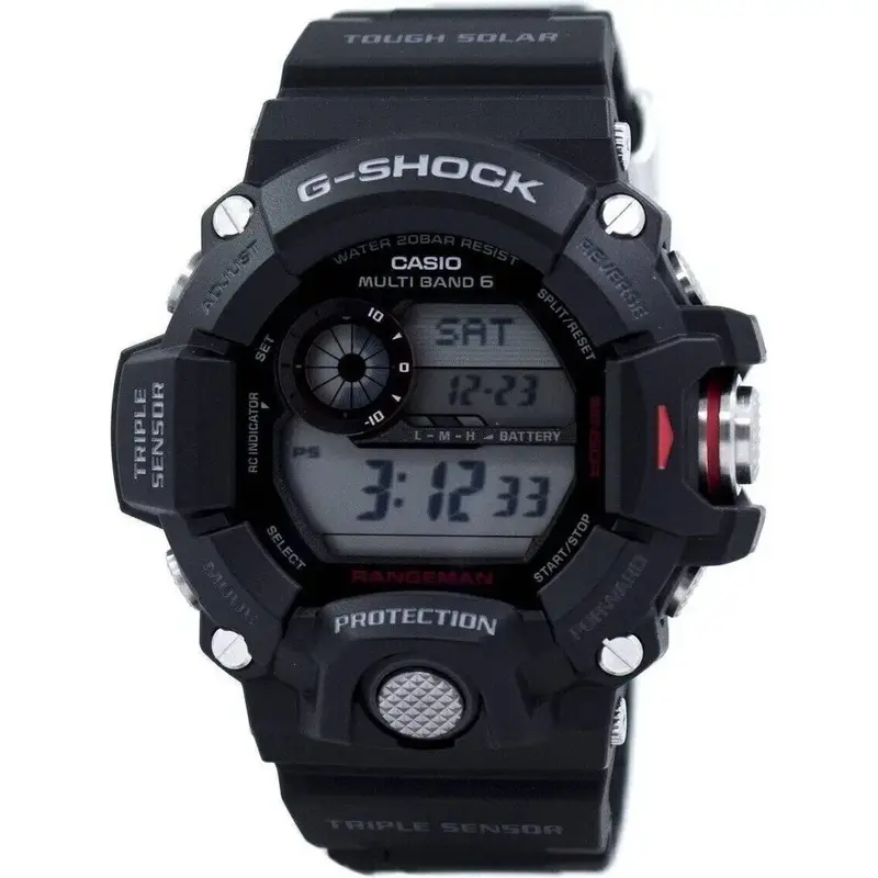 Casio Rangeman G-Shock Triple Sensor Atomic GW-9400-1 GW9400-1 Men's Watch