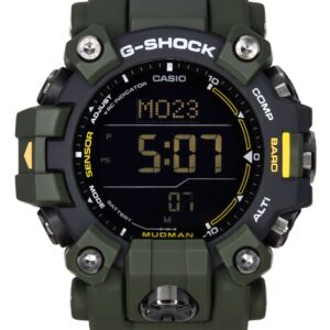 Casio G-Shock Mudman Master Of G-Land Digital Green Resin Strap Solar GW-9500-3 200M Men's Watch