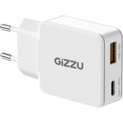 Gizzu 2-Port 45W GaN Wall Charger
