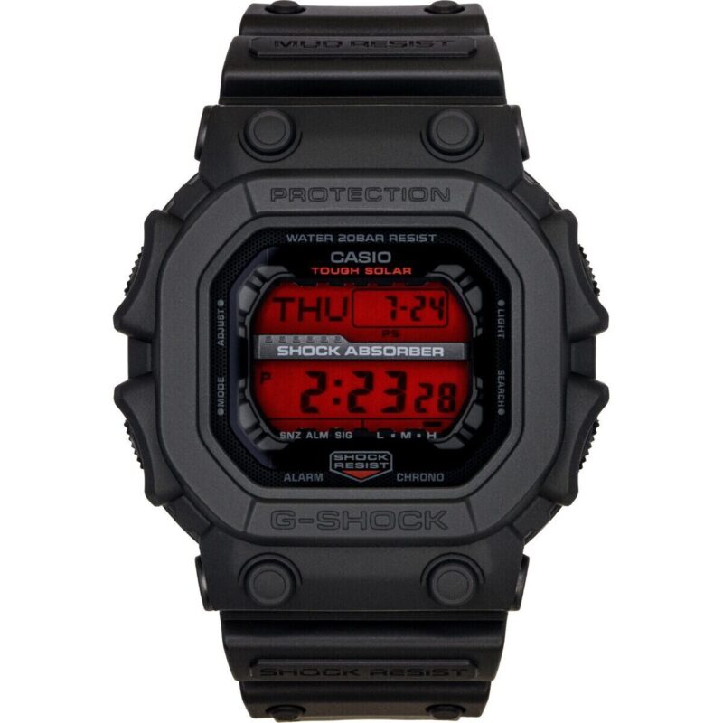 Casio G-Shock Digital Resin Strap Solar GX-56BBR-1 200M Men's Watch